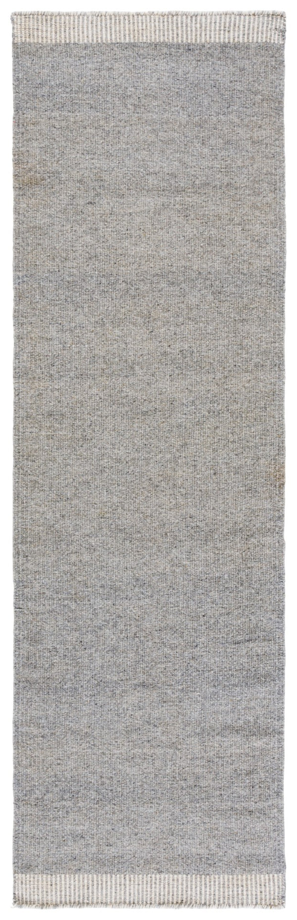 Safavieh Vermont Elegant Hand Woven Area Rug In Subtle Grey And Ivory For Modern Minimalist Spaces Grey ,Ivory 80% Wool,20% Cotton Vrm809f-9