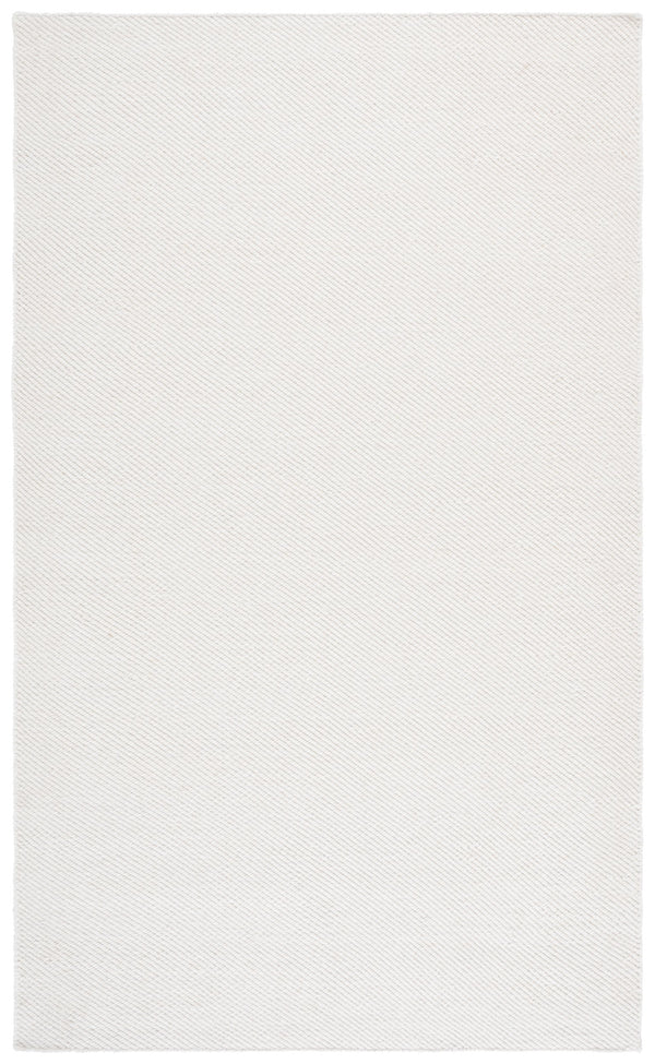 Safavieh Vermont Hand Woven Runner Rug - Elegant Modern Style For Hallways, Soft Wool Blend, India Crafted Ivory 80% Wool,20% Cotton Vrm810a-5