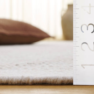 Safavieh Vermont Elegant Hand-woven Area Rug For Home Decor – Soft Wool Blend, Modern Design, India Crafted Ivory ,Beige 80% Wool,20% Cotton Vrm811a-8