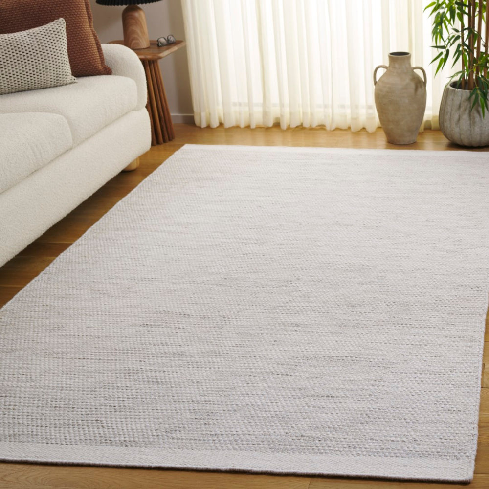 Safavieh Vermont Elegant Hand-woven Area Rug For Home Decor – Soft Wool Blend, Modern Design, India Crafted Ivory ,Beige 80% Wool,20% Cotton Vrm811a-8