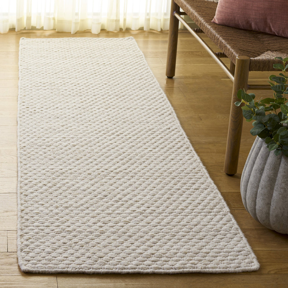 Safavieh Vermont Ivory Flatweave Rug — Scandinavian Minimalist Wool-Cotton Blend, Low-Profile Durable Texture 9'-0" x 12'-0" VRM812C-9