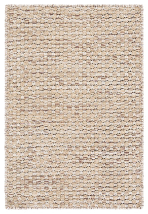 Safavieh Vermont Flatweave Wool-Cotton Rug In Sand And Ivory — Handcrafted Indian Weave, Slim Low-Profile Allure 8'-0" x 10'-0" VRM812E-8