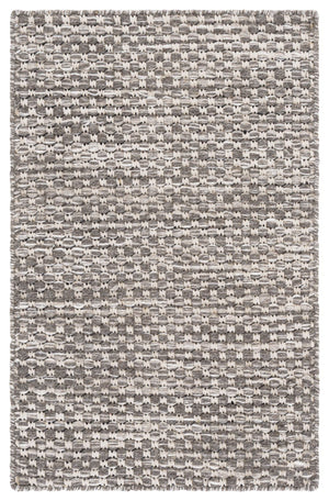 Safavieh Vermont Handcrafted Grey Ivory Flatweave Rug 80% Wool 20% Cotton Low-Profile Scandinavian Style 8'-0" x 10'-0" VRM812F-8