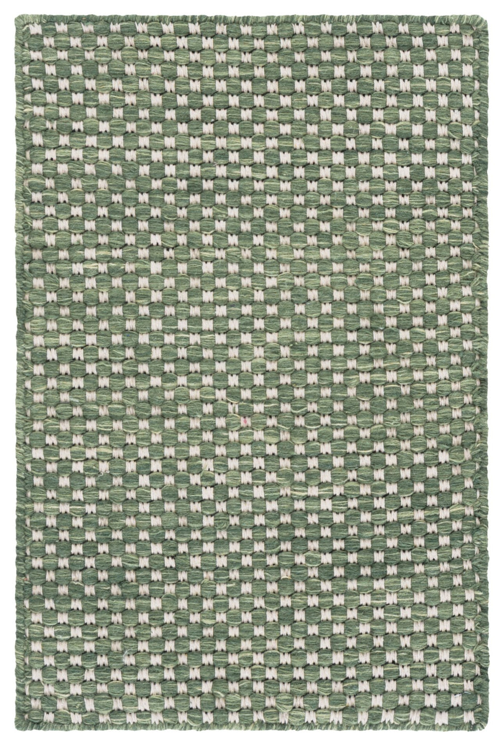 Safavieh Vermont Flatweave Wool-Cotton Rug In Muted Green And Ivory — Scandinavian Modern, Durable Low-Profile Comfort 8'-0" x 10'-0" VRM812Y-8
