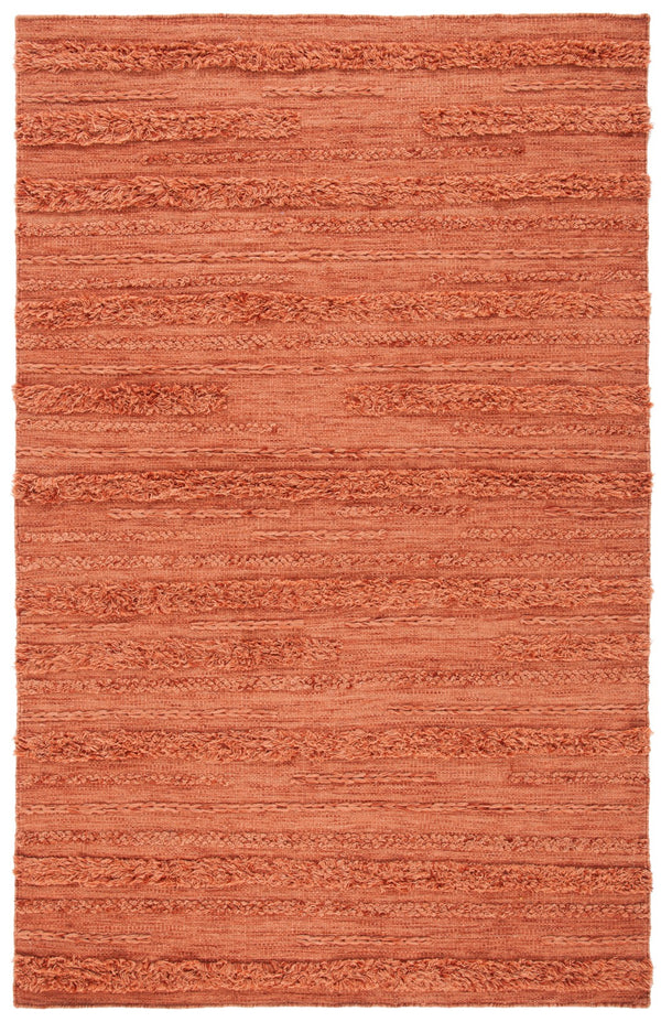 Safavieh Vermont Area Rug - Hand Woven Elegance In Warm Hues, Soft Wool-cotton Blend For Cozy Interiors Rust ,Orange 85% Wool And 15% Cotton Vrm901p-6