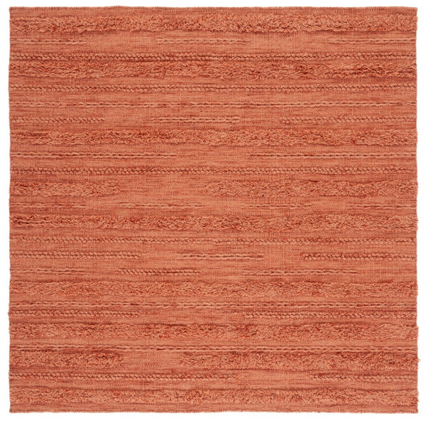 Safavieh Vermont Area Rug - Hand Woven Elegance In Warm Hues, Soft Wool-cotton Blend For Cozy Interiors Rust ,Orange 85% Wool And 15% Cotton Vrm901p-6