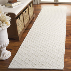 Safavieh Vermont Ivory Runner Area Rug – Luxurious Hand-woven Design For Elegant Home Décor Transformation Ivory 85% Wool,15% Cotton Vrm908a-6sq