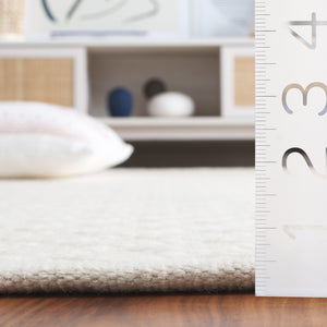 Safavieh Vermont Ivory Runner Area Rug – Luxurious Hand-woven Design For Elegant Home Décor Transformation Ivory 85% Wool,15% Cotton Vrm908a-6sq