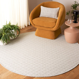 Safavieh Vermont Ivory Runner Area Rug – Luxurious Hand-woven Design For Elegant Home Décor Transformation Ivory 85% Wool,15% Cotton Vrm908a-6sq