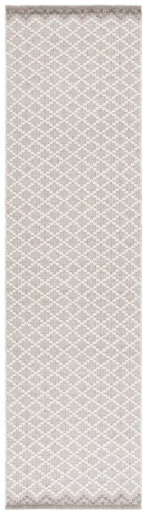 Safavieh Vermont Ivory Runner Area Rug – Luxurious Hand-woven Design For Elegant Home Décor Transformation Grey ,Ivory 85% Wool,15% Cotton Vrm908f-5