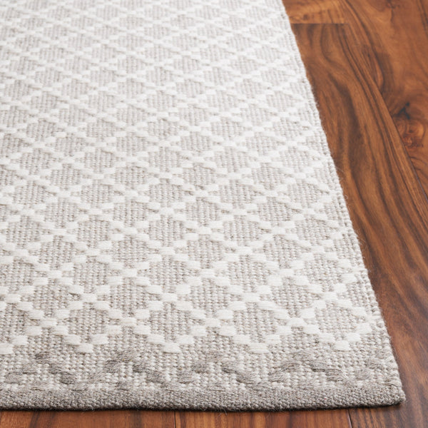Safavieh Vermont Ivory Runner Area Rug – Luxurious Hand-woven Design For Elegant Home Décor Transformation Grey ,Ivory 85% Wool,15% Cotton Vrm908f-5