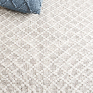 Safavieh Vermont Ivory Runner Area Rug – Luxurious Hand-woven Design For Elegant Home Décor Transformation Grey ,Ivory 85% Wool,15% Cotton Vrm908f-5