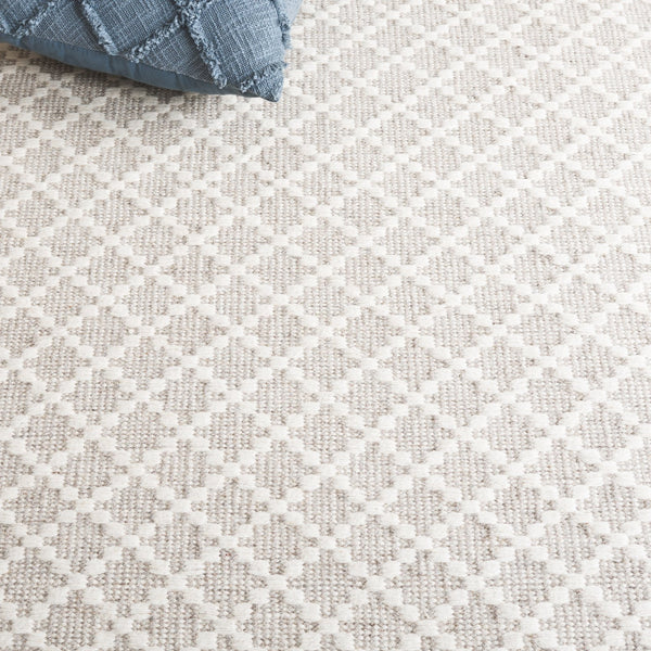 Safavieh Vermont Ivory Runner Area Rug – Luxurious Hand-woven Design For Elegant Home Décor Transformation Grey ,Ivory 85% Wool,15% Cotton Vrm908f-5