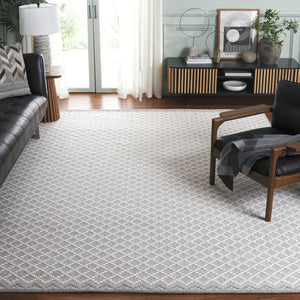 Safavieh Vermont Ivory Runner Area Rug – Luxurious Hand-woven Design For Elegant Home Décor Transformation Grey ,Ivory 85% Wool,15% Cotton Vrm908f-5