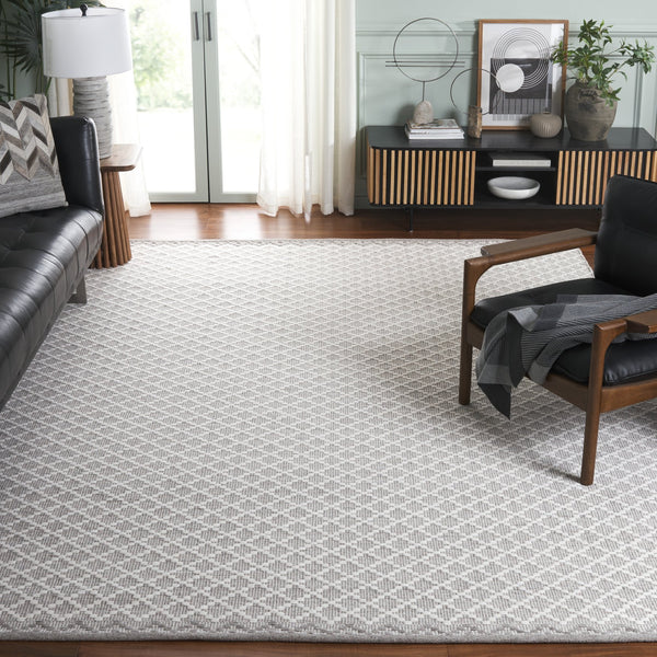 Safavieh Vermont Ivory Runner Area Rug – Luxurious Hand-woven Design For Elegant Home Décor Transformation Grey ,Ivory 85% Wool,15% Cotton Vrm908f-5