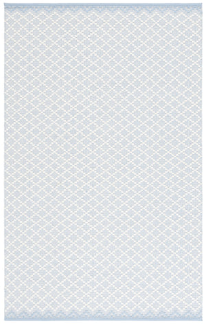 Safavieh Vermont Ivory Runner Area Rug – Luxurious Hand-woven Design For Elegant Home Décor Transformation Light Blue ,Ivory 85% Wool,15% Cotton Vrm908l-5