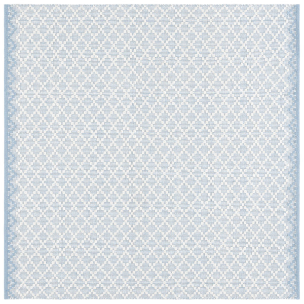 Safavieh Vermont Ivory Runner Area Rug – Luxurious Hand-woven Design For Elegant Home Décor Transformation Light Blue ,Ivory 85% Wool,15% Cotton Vrm908l-5