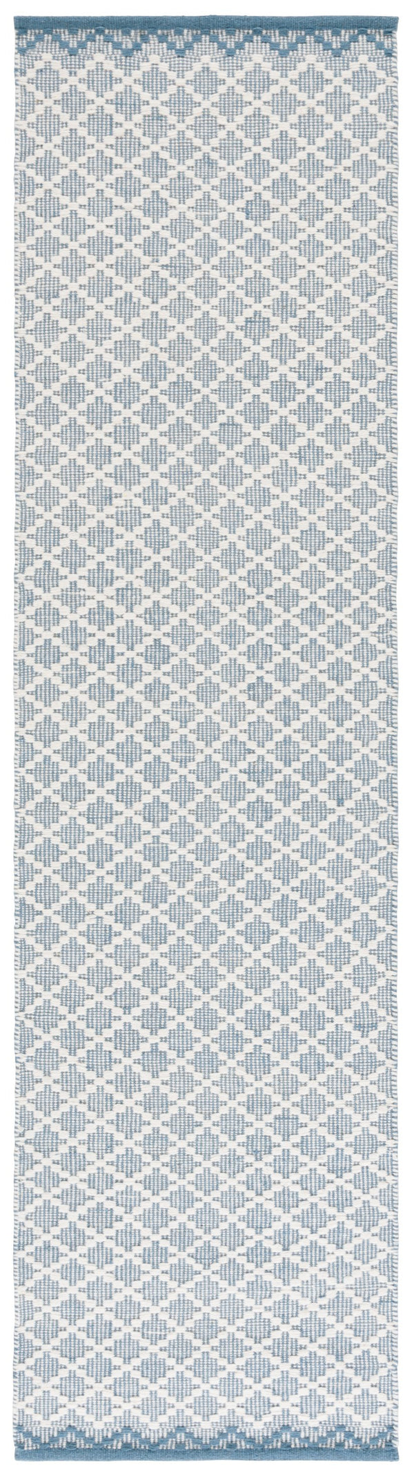 Safavieh Vermont Ivory Runner Area Rug – Luxurious Hand-woven Design For Elegant Home Décor Transformation Blue ,Ivory 85% Wool,15% Cotton Vrm908m-6r