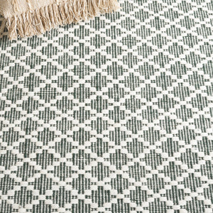 Safavieh Vermont Ivory Runner Area Rug – Luxurious Hand-woven Design For Elegant Home Décor Transformation Green ,Ivory 85% Wool,15% Cotton Vrm908y-3