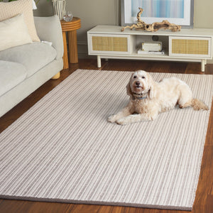 Safavieh Vermont Hand-woven Area Rug - Elegant Artisanal Design For Living Room, Bedroom, Or Dining Area Beige ,Ivory 60% Cotton 40% Wool Vrm909b-3