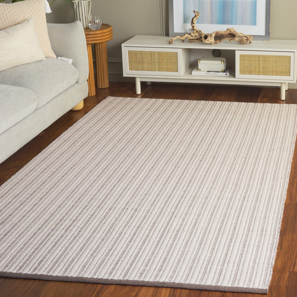 Safavieh Vermont Hand-woven Area Rug - Elegant Artisanal Design For Living Room, Bedroom, Or Dining Area Beige ,Ivory 60% Cotton 40% Wool Vrm909b-3