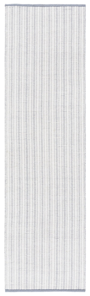 Safavieh Vermont Hand Woven Runner Rug - Timeless Elegance For Hallways, Crafted In India With Premium Materials Grey ,Ivory 60% Cotton 40% Wool Vrm909f-28
