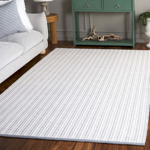 Safavieh Vermont Hand Woven Runner Rug - Timeless Elegance For Hallways, Crafted In India With Premium Materials Grey ,Ivory 60% Cotton 40% Wool Vrm909f-5