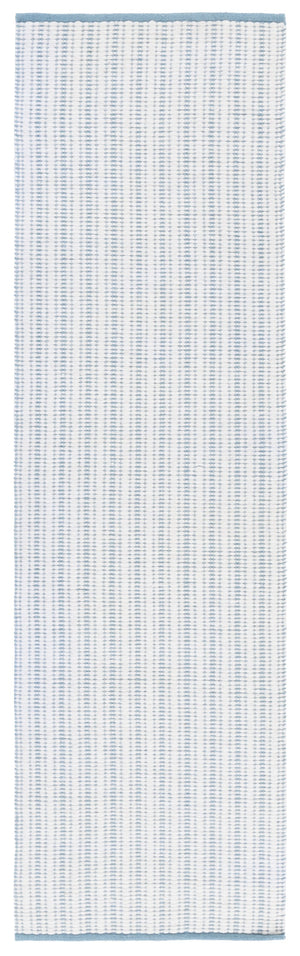 Safavieh Vermont Hand Woven Runner Rug - Timeless Elegance For Hallways, Crafted In India With Premium Materials Turquoise ,Ivory 60% Cotton 40% Wool Vrm909k-28