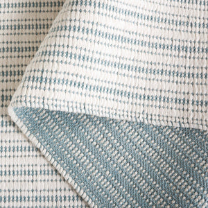 Safavieh Vermont Hand-woven Area Rug - Elegant Artisanal Design For Living Room, Bedroom, Or Dining Area Turquoise ,Ivory 60% Cotton 40% Wool Vrm909k-3