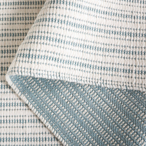 Safavieh Vermont Hand-woven Area Rug - Elegant Artisanal Design For Living Room, Bedroom, Or Dining Area Turquoise ,Ivory 60% Cotton 40% Wool Vrm909k-3