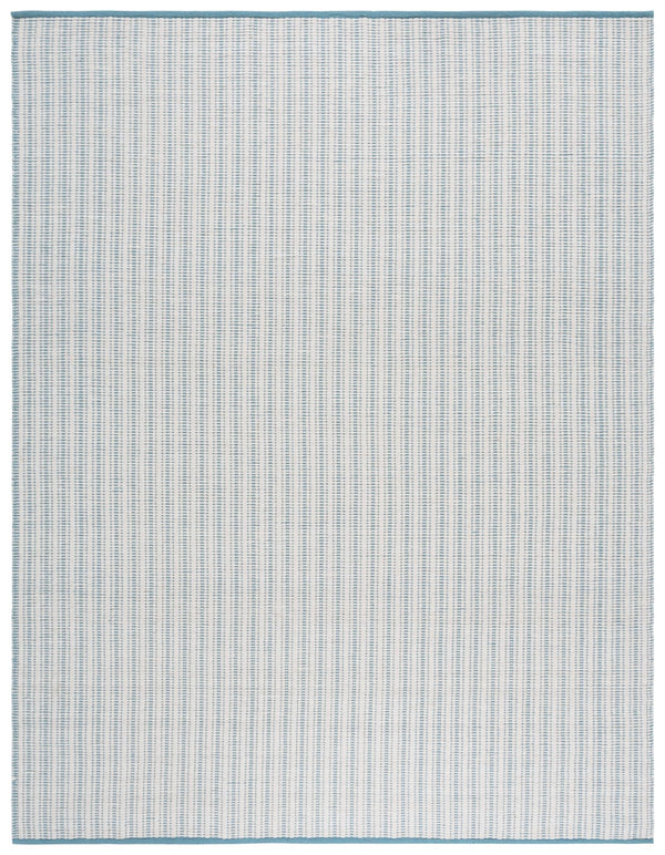 Safavieh Vermont Hand Woven Runner Rug - Timeless Elegance For Hallways, Crafted In India With Premium Materials Turquoise ,Ivory 60% Cotton 40% Wool Vrm909k-8