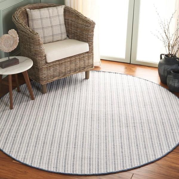 Safavieh Vermont Hand-woven Area Rug - Elegant Artisanal Design For Living Room, Bedroom, Or Dining Area Light Blue 60% Cotton 40% Wool Vrm909l-3