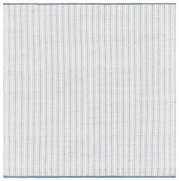 Safavieh Vermont Hand Woven Runner Rug - Timeless Elegance For Hallways, Crafted In India With Premium Materials Light Blue 60% Cotton 40% Wool Vrm909l-6sq