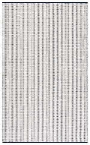 Safavieh Vermont Hand Woven Runner Rug - Timeless Elegance For Hallways, Crafted In India With Premium Materials Navy ,Ivory 60% Cotton 40% Wool Vrm909n-5