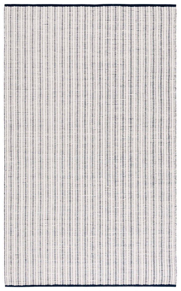 Safavieh Vermont Hand-woven Area Rug - Elegant Artisanal Design For Living Room, Bedroom, Or Dining Area Navy ,Ivory 60% Cotton 40% Wool Vrm909n-3