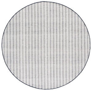 Safavieh Vermont Hand Woven Runner Rug - Timeless Elegance For Hallways, Crafted In India With Premium Materials Navy ,Ivory 60% Cotton 40% Wool Vrm909n-6r