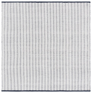 Safavieh Vermont Hand Woven Runner Rug - Timeless Elegance For Hallways, Crafted In India With Premium Materials Navy ,Ivory 60% Cotton 40% Wool Vrm909n-6sq