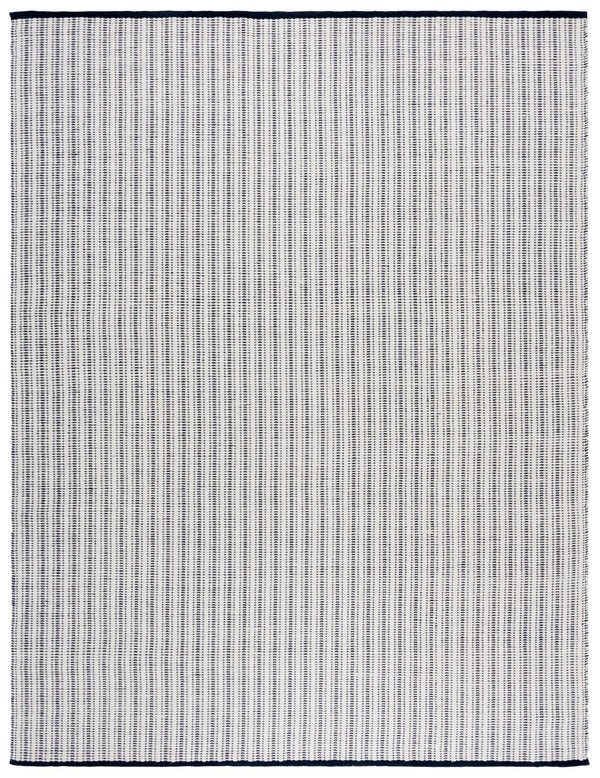 Safavieh Vermont Hand Woven Runner Rug - Timeless Elegance For Hallways, Crafted In India With Premium Materials Navy ,Ivory 60% Cotton 40% Wool Vrm909n-8