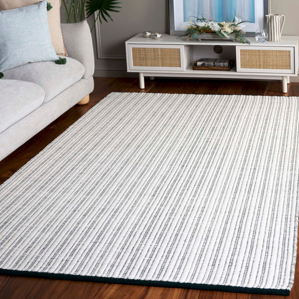 Safavieh Vermont Hand-woven Area Rug - Elegant Artisanal Design For Living Room, Bedroom, Or Dining Area Green ,Ivory 60% Cotton 40% Wool Vrm909y-6