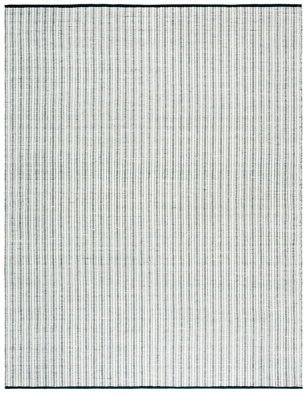Safavieh Vermont Hand Woven Runner Rug - Timeless Elegance For Hallways, Crafted In India With Premium Materials Green ,Ivory 60% Cotton 40% Wool Vrm909y-8