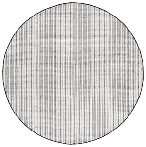 Safavieh Vermont Hand Woven Runner Rug - Timeless Elegance For Hallways, Crafted In India With Premium Materials Black ,Ivory 60% Cotton 40% Wool Vrm909z-6r