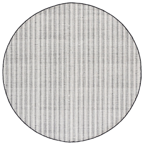 Safavieh Vermont Hand Woven Runner Rug - Timeless Elegance For Hallways, Crafted In India With Premium Materials Black ,Ivory 60% Cotton 40% Wool Vrm909z-6r