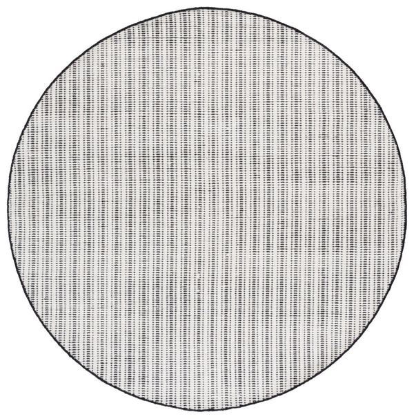 Safavieh Vermont Hand-woven Area Rug - Elegant Artisanal Design For Living Room, Bedroom, Or Dining Area Black ,Ivory 60% Cotton 40% Wool Vrm909z-4