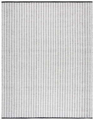Safavieh Vermont Hand Woven Runner Rug - Timeless Elegance For Hallways, Crafted In India With Premium Materials Black ,Ivory 60% Cotton 40% Wool Vrm909z-8
