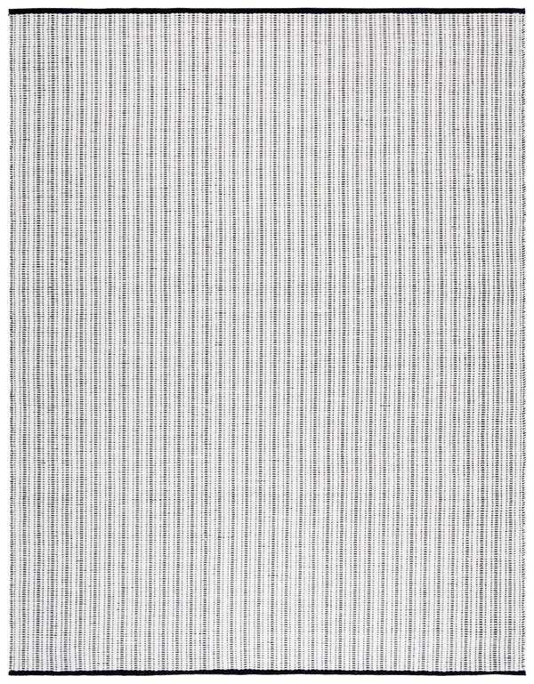 Safavieh Vermont Hand Woven Runner Rug - Timeless Elegance For Hallways, Crafted In India With Premium Materials Black ,Ivory 60% Cotton 40% Wool Vrm909z-8