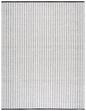 Safavieh Vermont Hand-woven Area Rug - Elegant Artisanal Design For Living Room, Bedroom, Or Dining Area Black ,Ivory 60% Cotton 40% Wool Vrm909z-4