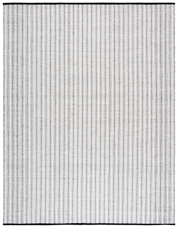 Safavieh Vermont Hand-woven Area Rug - Elegant Artisanal Design For Living Room, Bedroom, Or Dining Area Black ,Ivory 60% Cotton 40% Wool Vrm909z-4