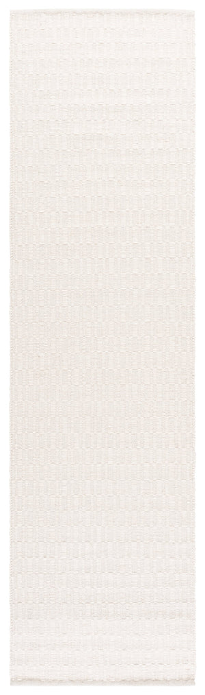 Safavieh Vermont Ivory Runner Hand‑Woven Wool-Cotton Blend — Scandinavian Minimalist Hallway Rug, Durable Warmth 2'-3" x 9'-0" VRM910A-29