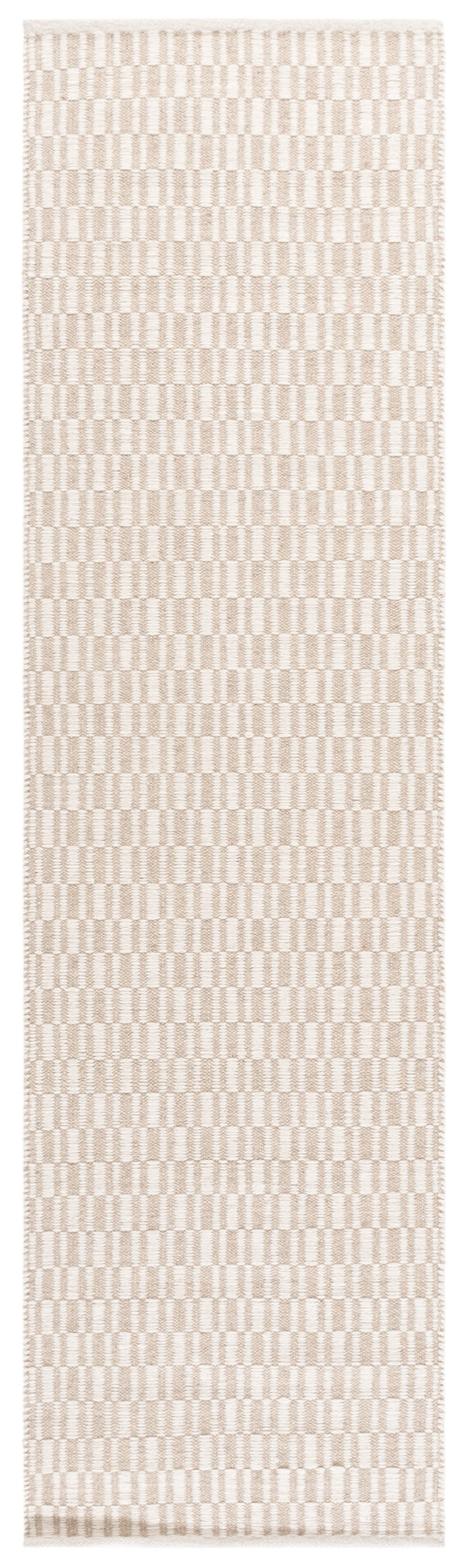 Safavieh Vermont Hand-Woven Wool-Cotton Rug In Beige Ivory — Scandinavian Texture, Durable Low Pile For Versatile Rooms 4'-0" x 6'-0" VRM910B-4