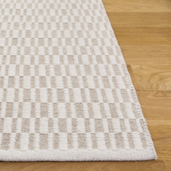 Safavieh Vermont Hand‑Woven Wool-Cotton Rug In Beige Ivory — Artisan Neutral, Durable Low-Pile Comfort For Any Room 5'-0" x 8'-0" VRM910B-5